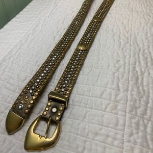 Kippy’s Swarovski crystal and gold studded belt